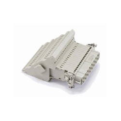 Insert HD AV, Raccordement à vis, femelle, 64 pin, 10A, Polycarbonate, 24B|48B 